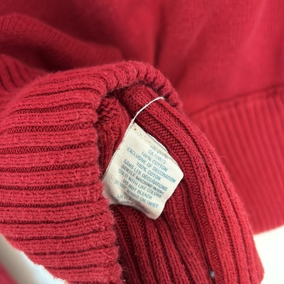 American Eagle Men’s Red Vintage Fit Sweater, Large - Picture 10 of 11